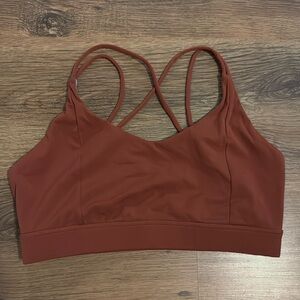 Born Primitive - Exhale Sports Bra (Brick Red) M